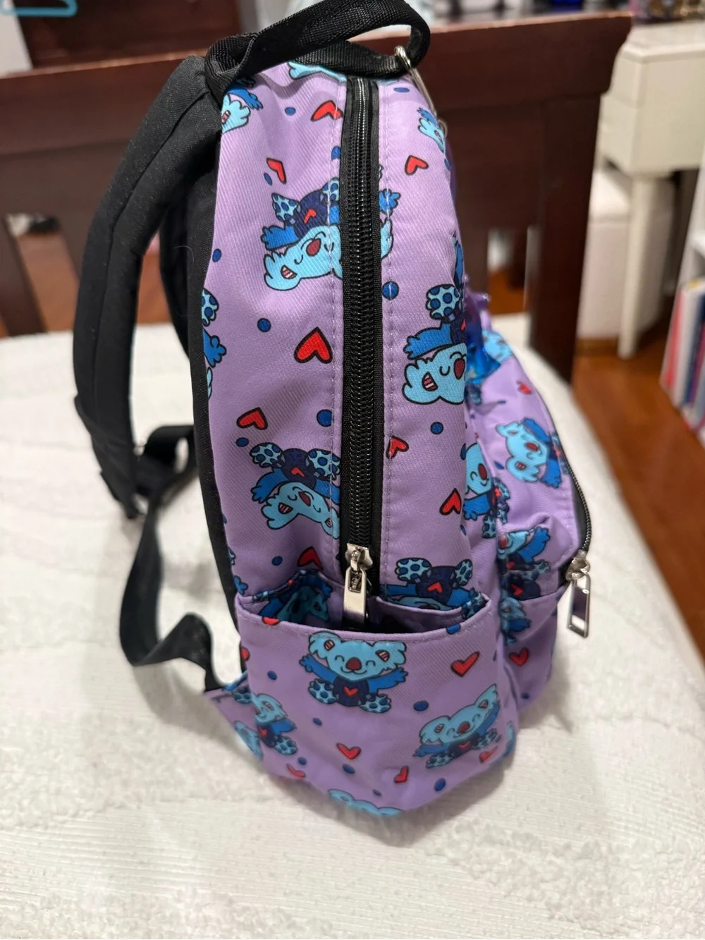 Purple Koala Kids Mini Backpack